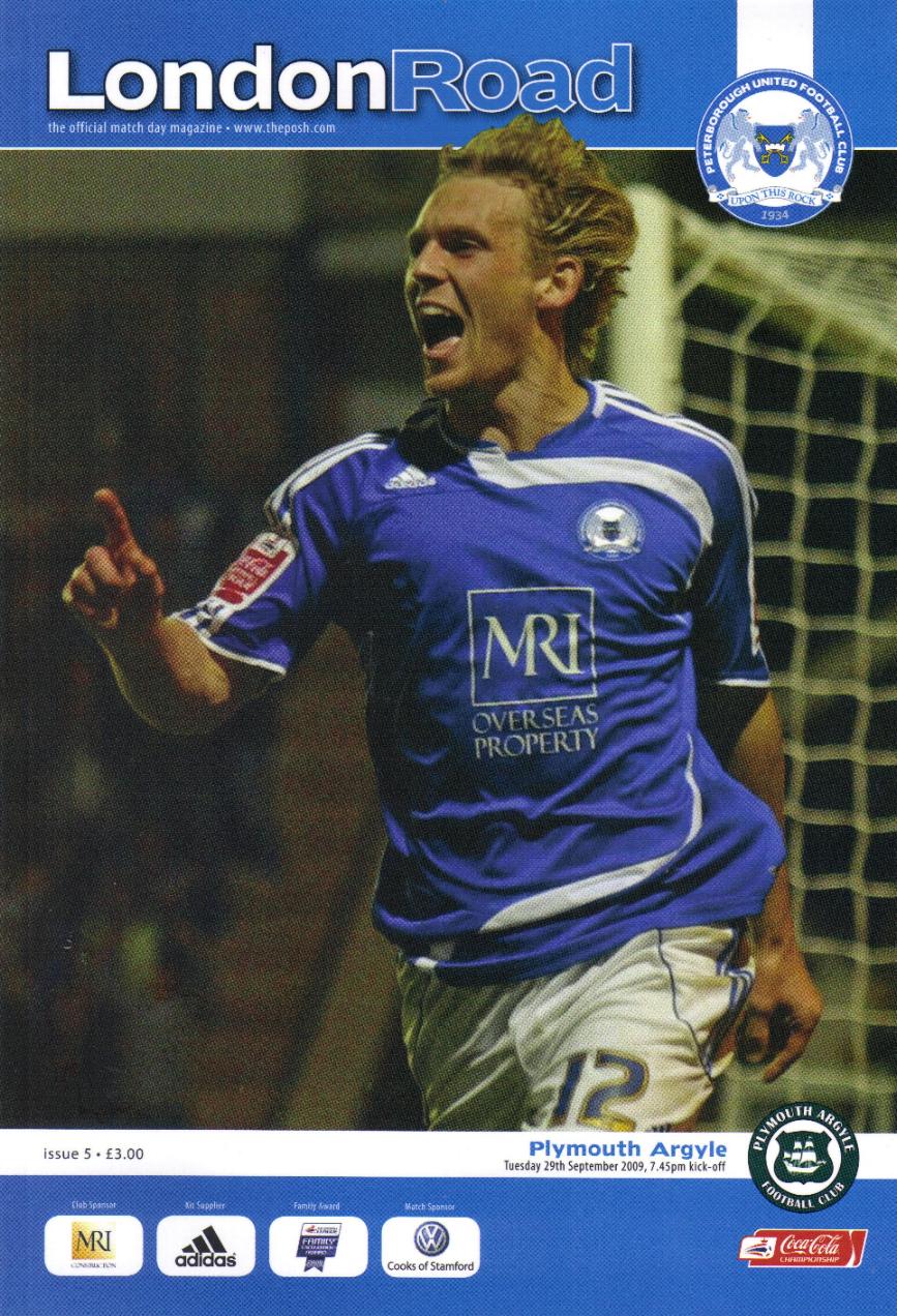 PETERBOROUGH v PLYMOUTH ARGYLE 2009/10